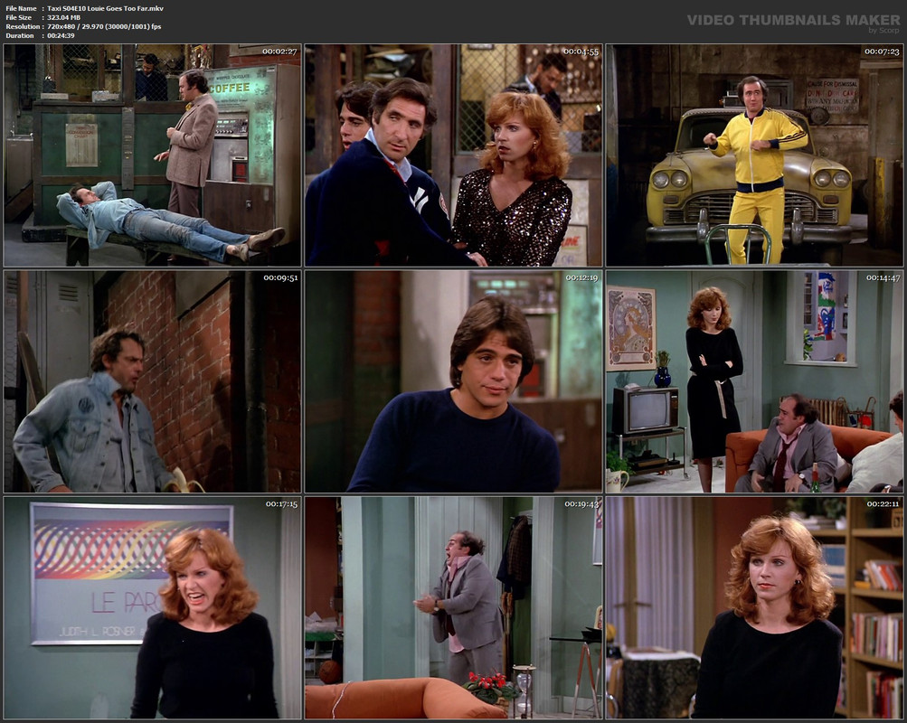 Taxi S04E10 Louie Goes Too Far.mkv