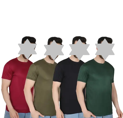 Drifit round neck tshirts pack of 4
Color 2 (R303)