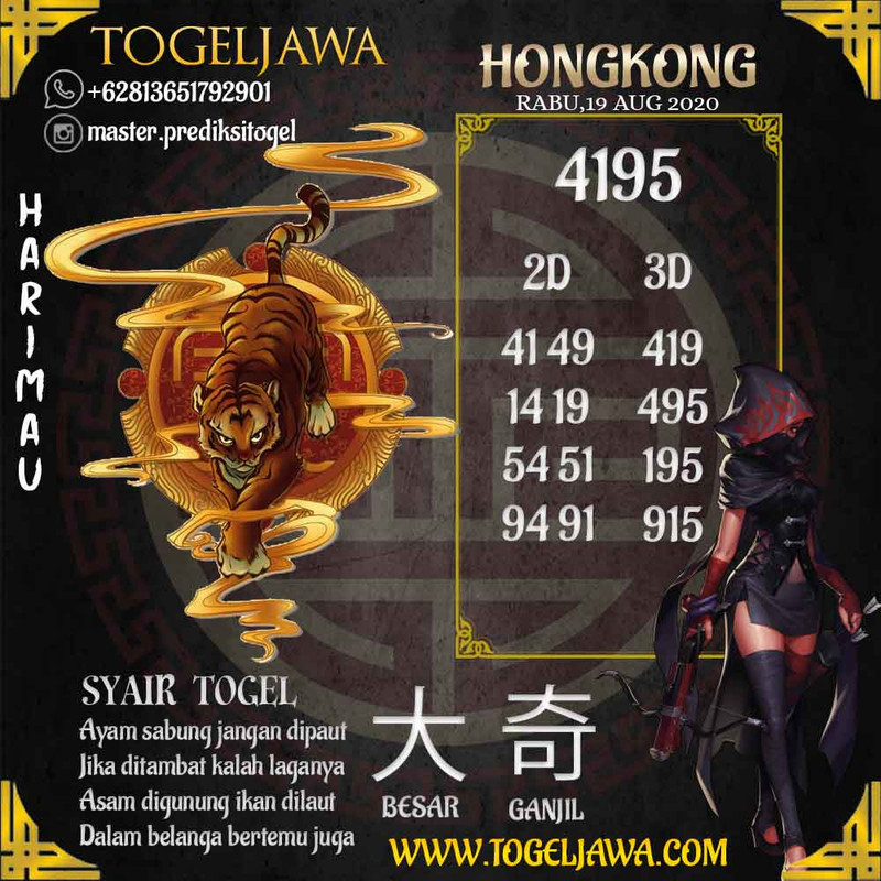 Prediksi Hongkong Tanggal 2020-08-19