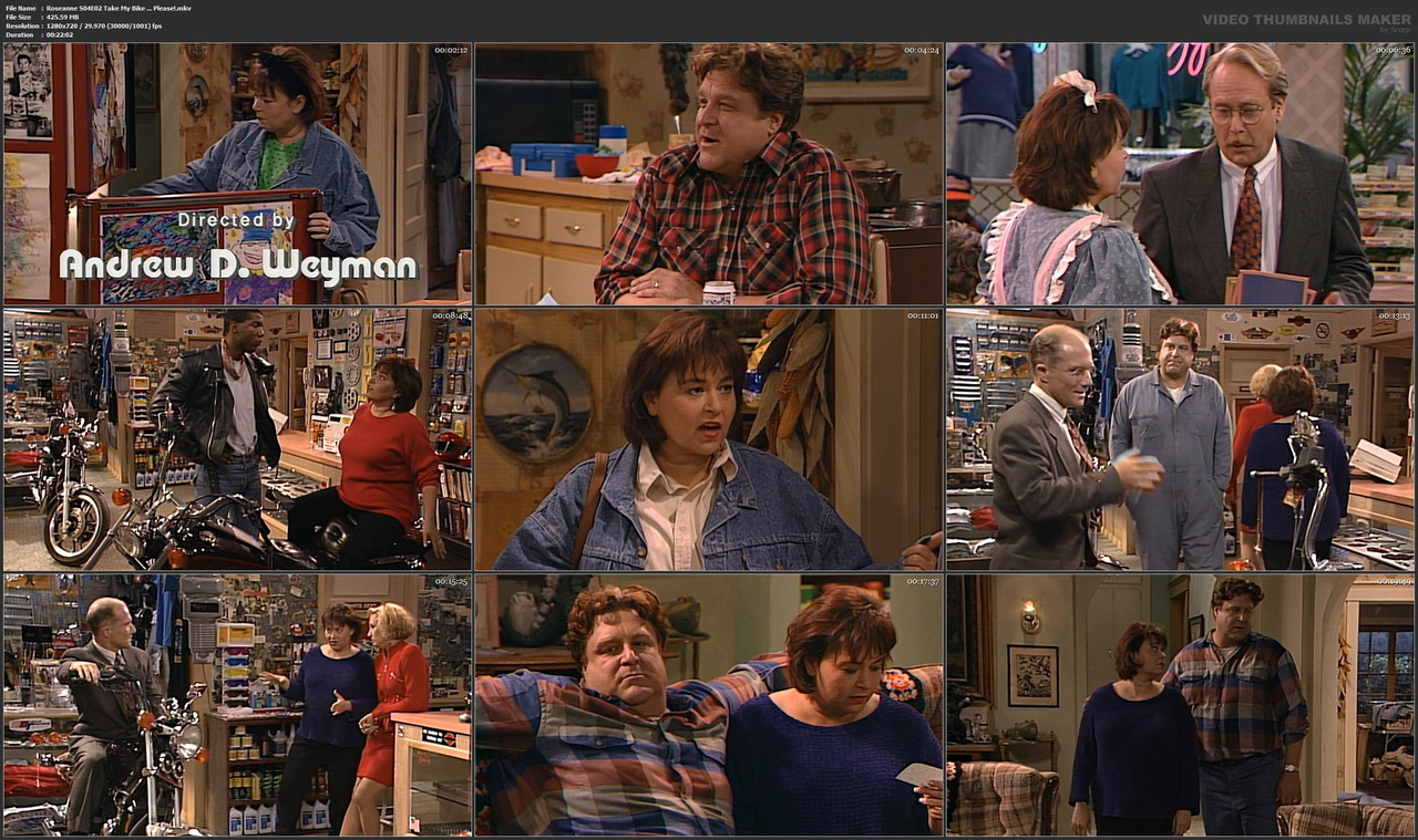 Roseanne S04E02 Take My Bike ... Please!.mkv