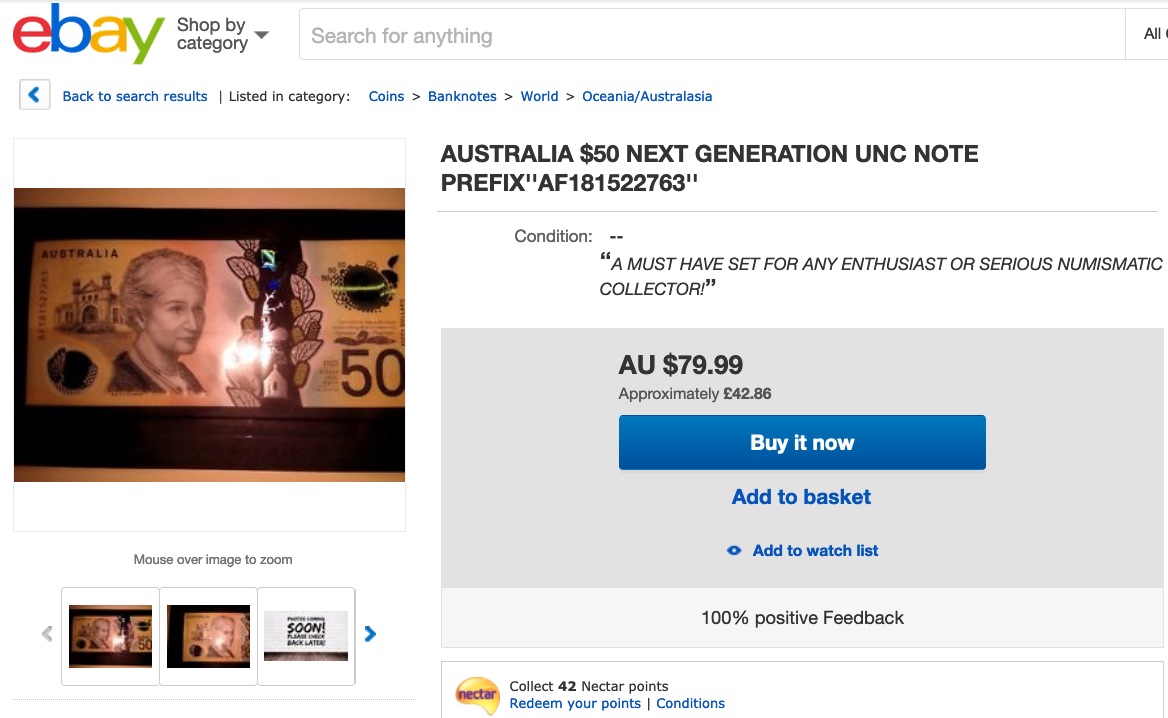AUSTRALIA $50