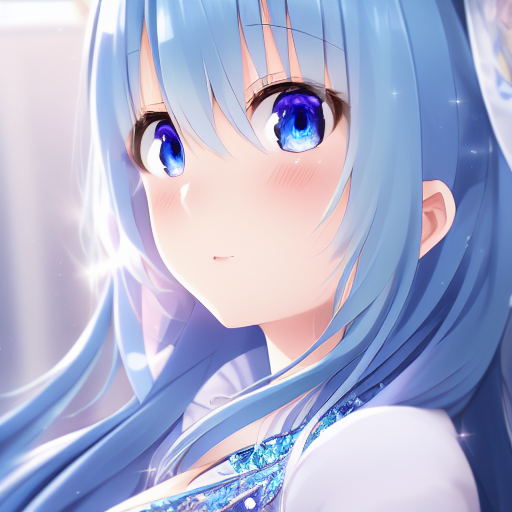 00362-2162471468-DATE_ A_LIVE, exquisite anime  palace_bedroom, Full_body, blue_hair, blue_eye, long