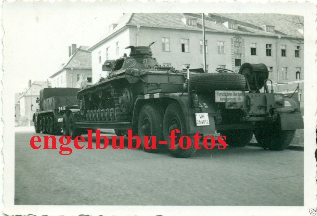 PANZER III - Mit Nr. 215 - TIRFLADE-ANHÄNGER mit