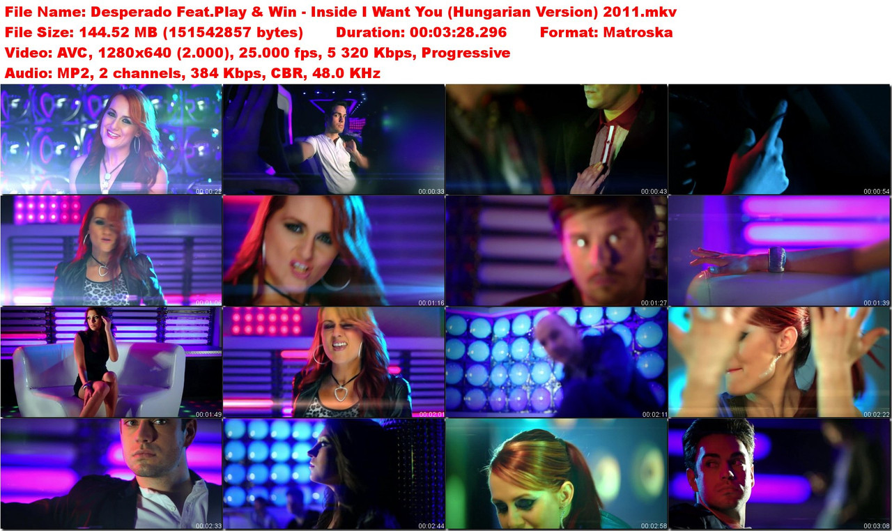 Desperado Feat.Play & Win - Inside I Want You (Hungarian Version) 2011.mkv_tn