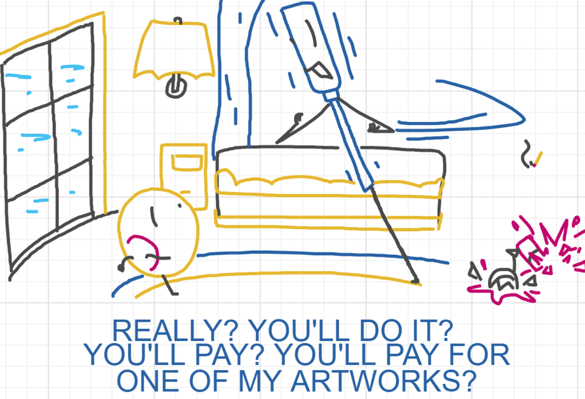 A panel from A Murder On The, episode six of the Board Boards object show by Furretwalk/WalkingFurret.