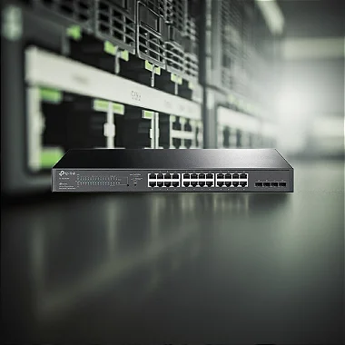 Switch TP-Link Jetstream TL-SG2428P com 24 portas PoE+