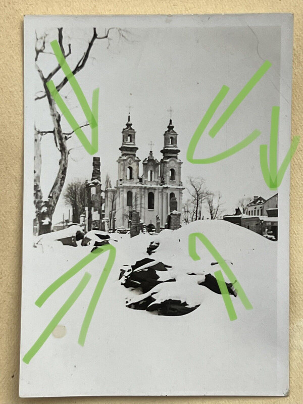 Deutsches Foto 2wk Viciebsk Stadt Kirche Weißrussland Belarus Fotoalbum Russland