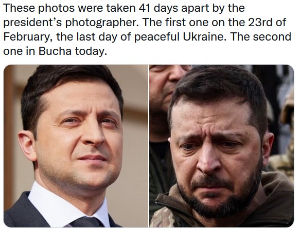 A picture is worth a thousand words Ukraine-President20220404