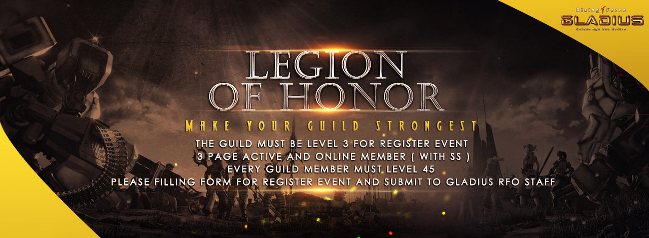 Coming Soon RF Gladius Golden Age Version LEGION-OF-HONORS