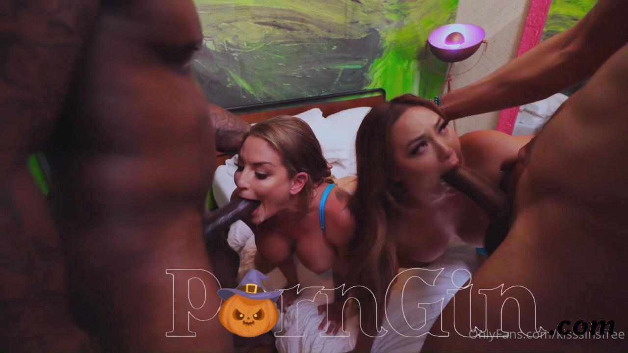 Kazumi Squirts Foursome With Kissa Sins Video Leaked