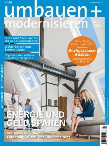 Cover: Umbauen und Modernisieren Magazin No 07-08 Juli-August 2024