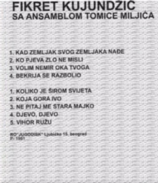 Fikret Kujundzic 1981-2 kz