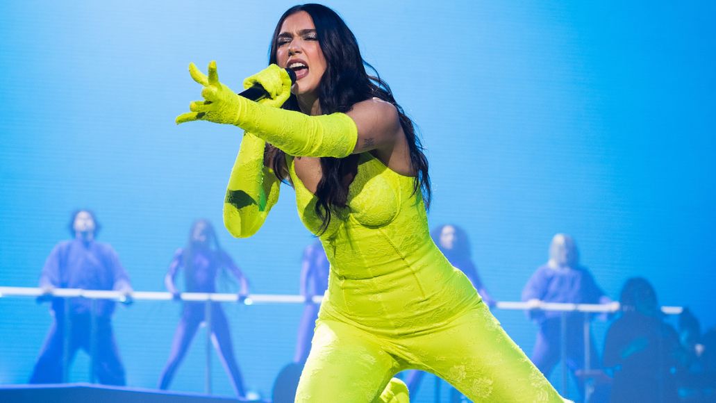 Danna Paola quedó maravillada en el primer concierto de Dua Lipa