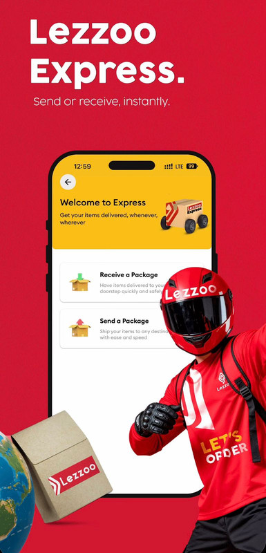Lezzoo Express — On-demand food delivery