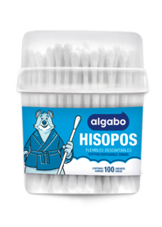 3719 | Hisopos Algabo Tarro X 100 Uni