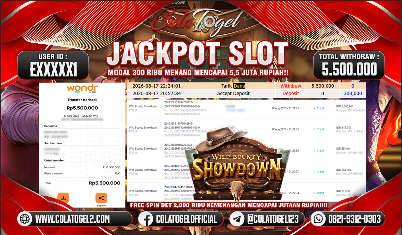 JACKPOT SLOT GACOR!!