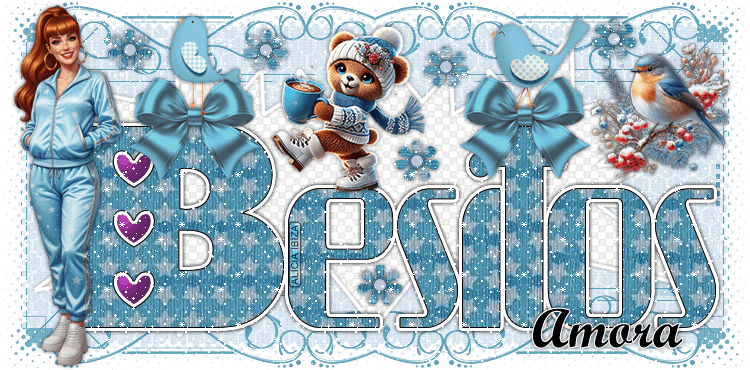 Besos Osito Feliz amora