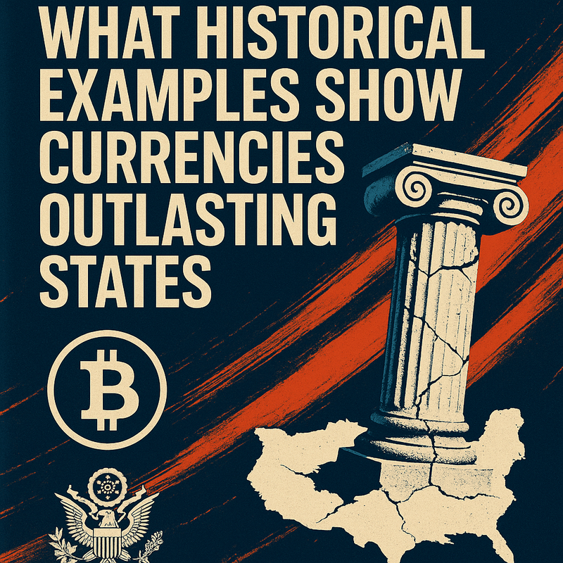 What historical examples show currencies outlasting states