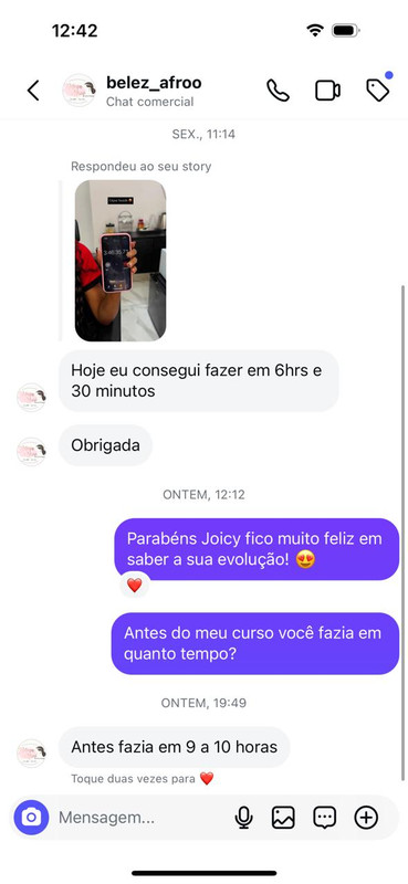 Depoimento aluna 2