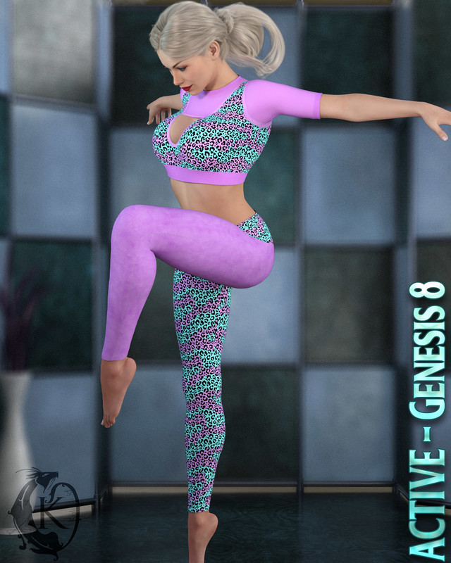 Active - Genesis 8 (Yoga Pant outfit for GF8)