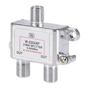 50-SPLITTER 2 VIAS SAT 2 WAY POWER SPLITTER CABLE