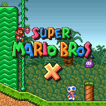 Super Mario Bros X box art