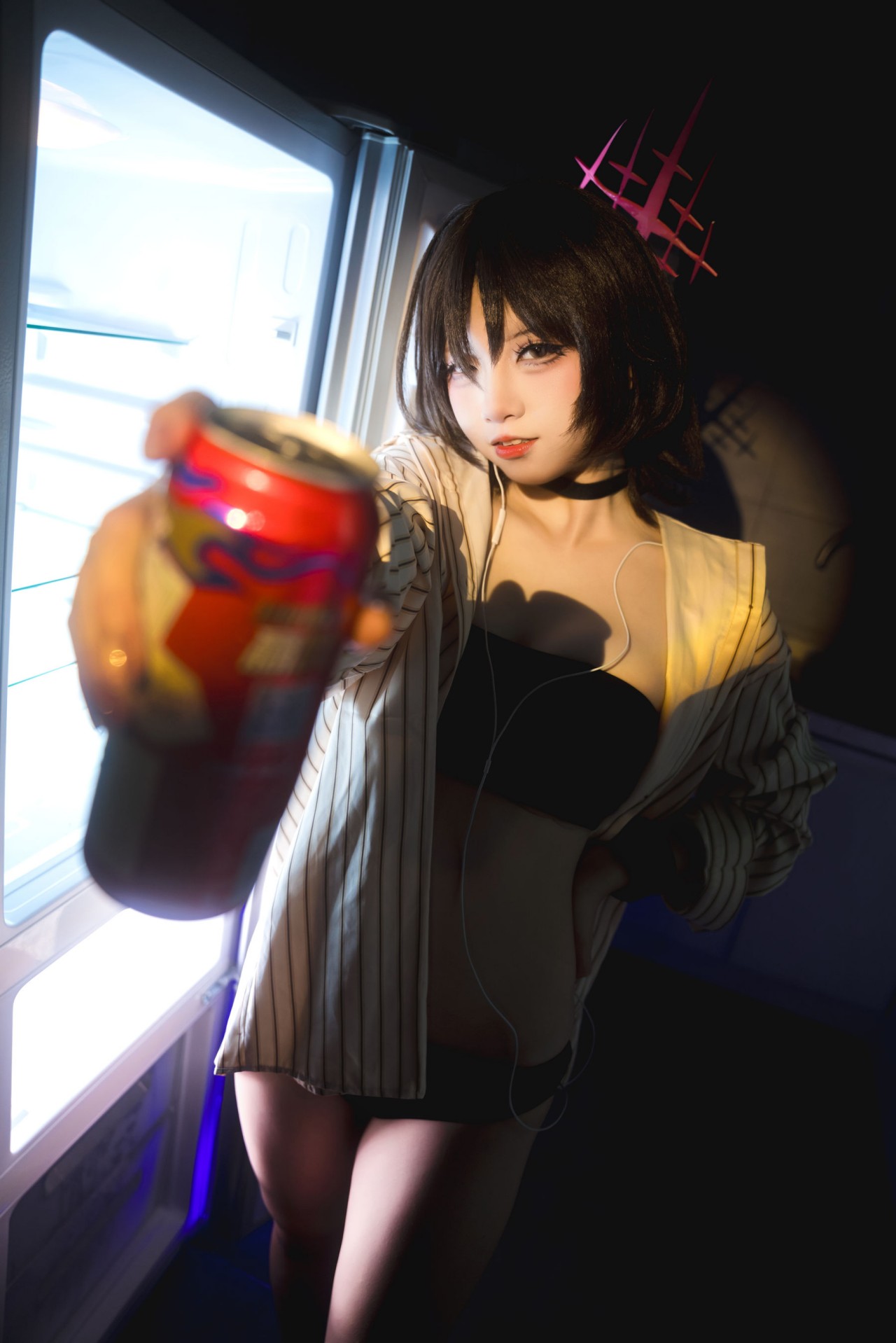 纸悦etsu_ko《美咲泳装》作品写真，好看的抹胸小美女插图4