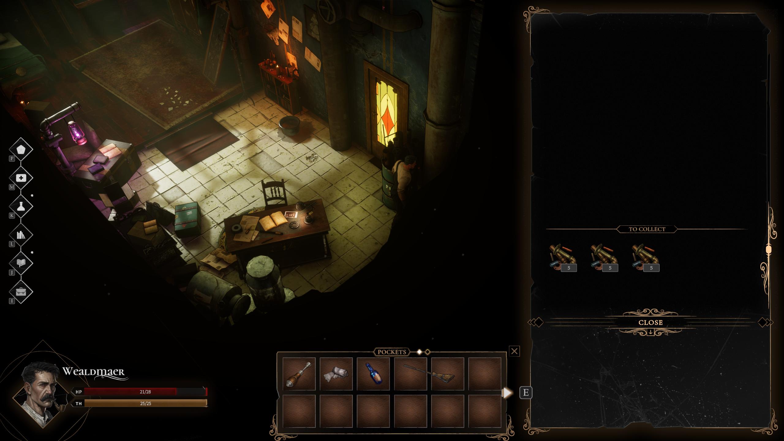 Interaction Tab gameplay screen