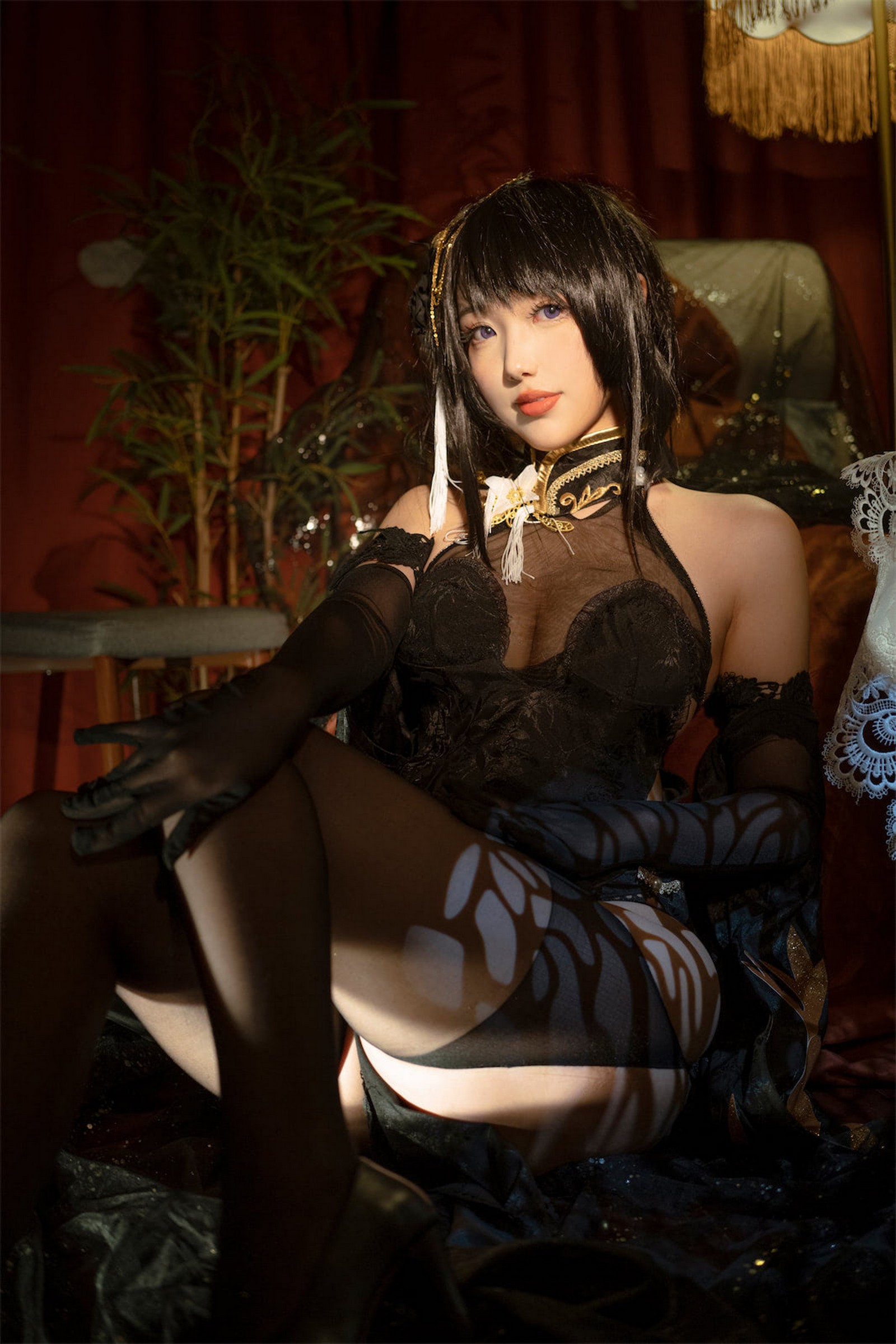 刺青Poi 镇海 Cosplay 写真｜碧蓝航线 镇海 角色图集【36P + 3V｜387MB】插图2