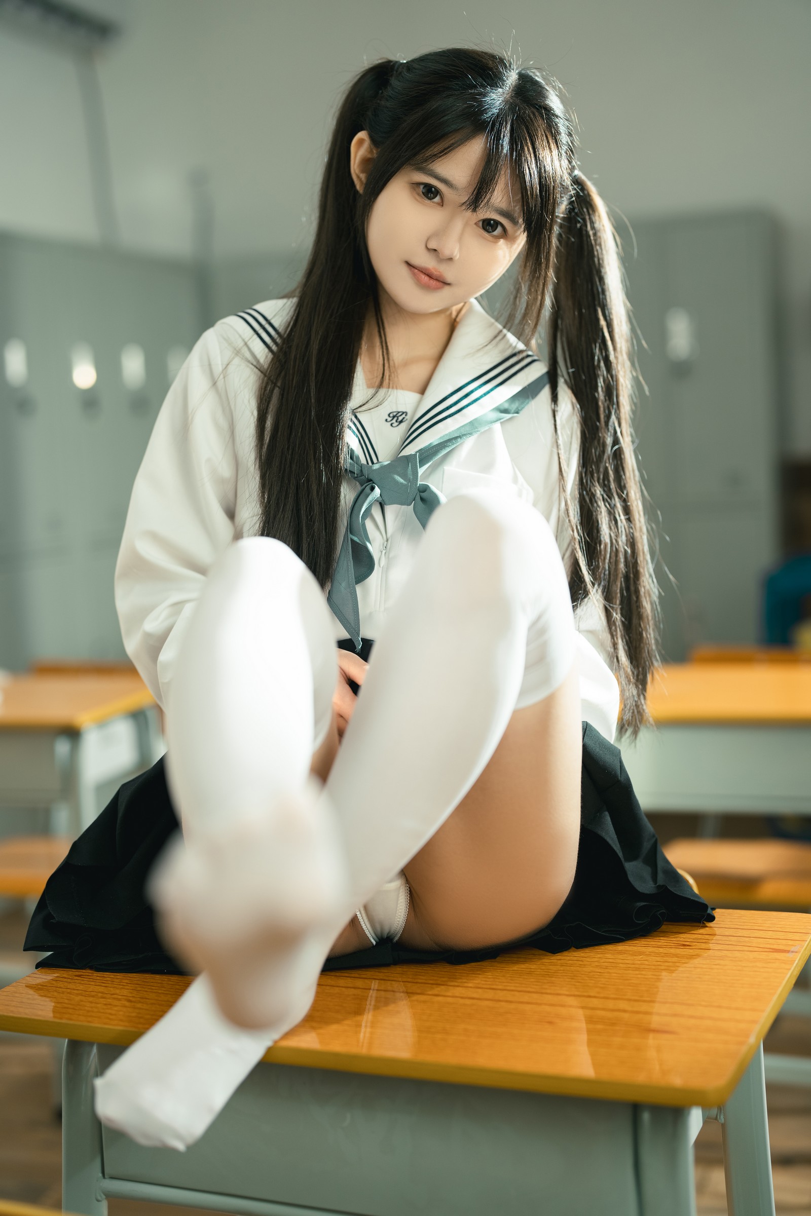 rua阮阮 授课中 教室主题 写真合集｜剧情系校园写真（57P｜855MB）插图6