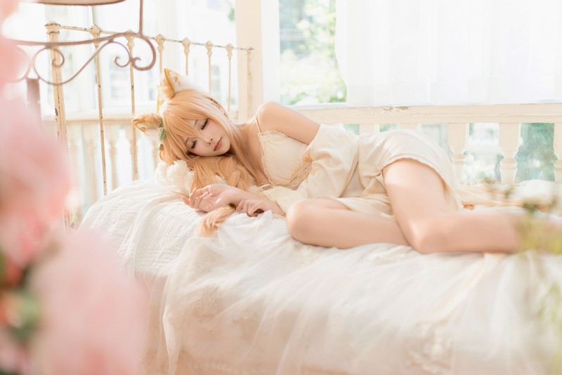 艾西Aiwest 碧蓝档案伊落玛丽睡衣Cosplay写真图集 高清图集 34P (102.2M)插图8
