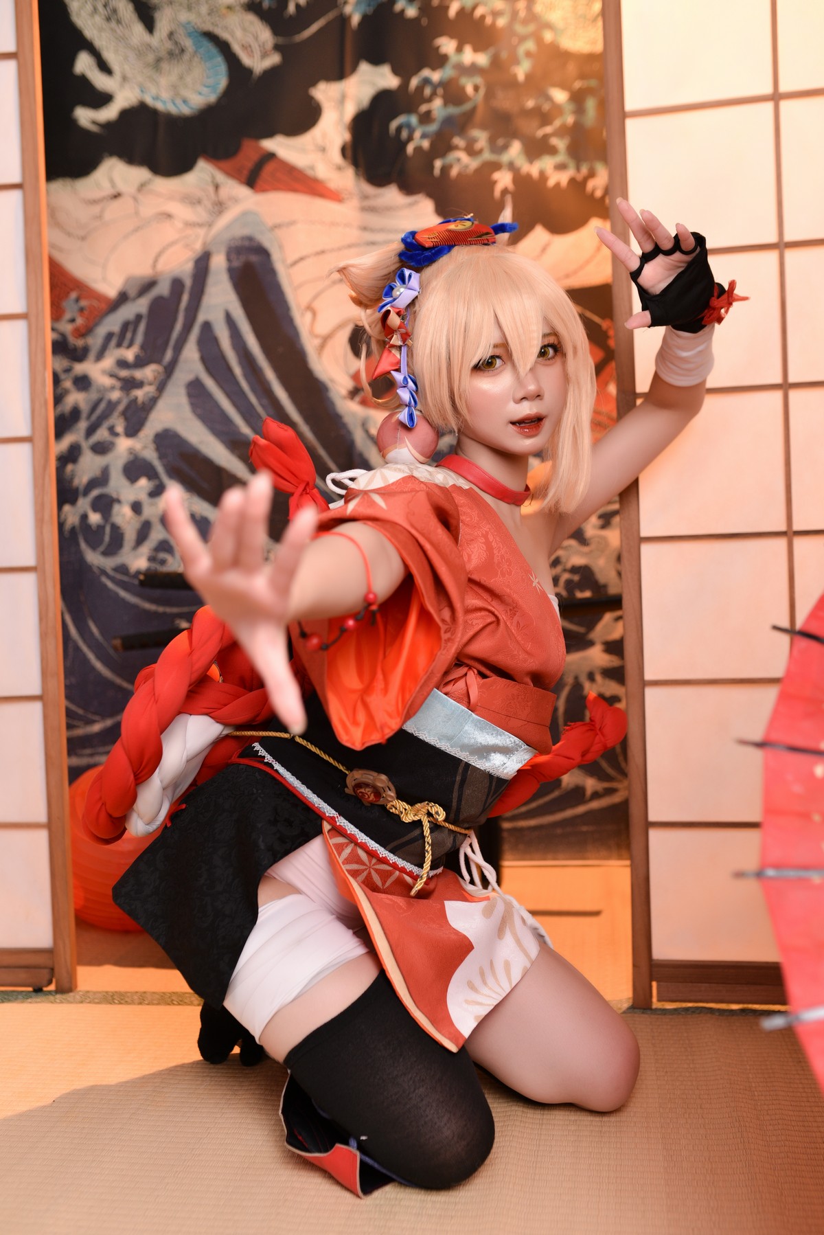 PoppaChan Yoimiya Cosplay (Genshin Impact) HD Photos – 80 Images 270MB插图5