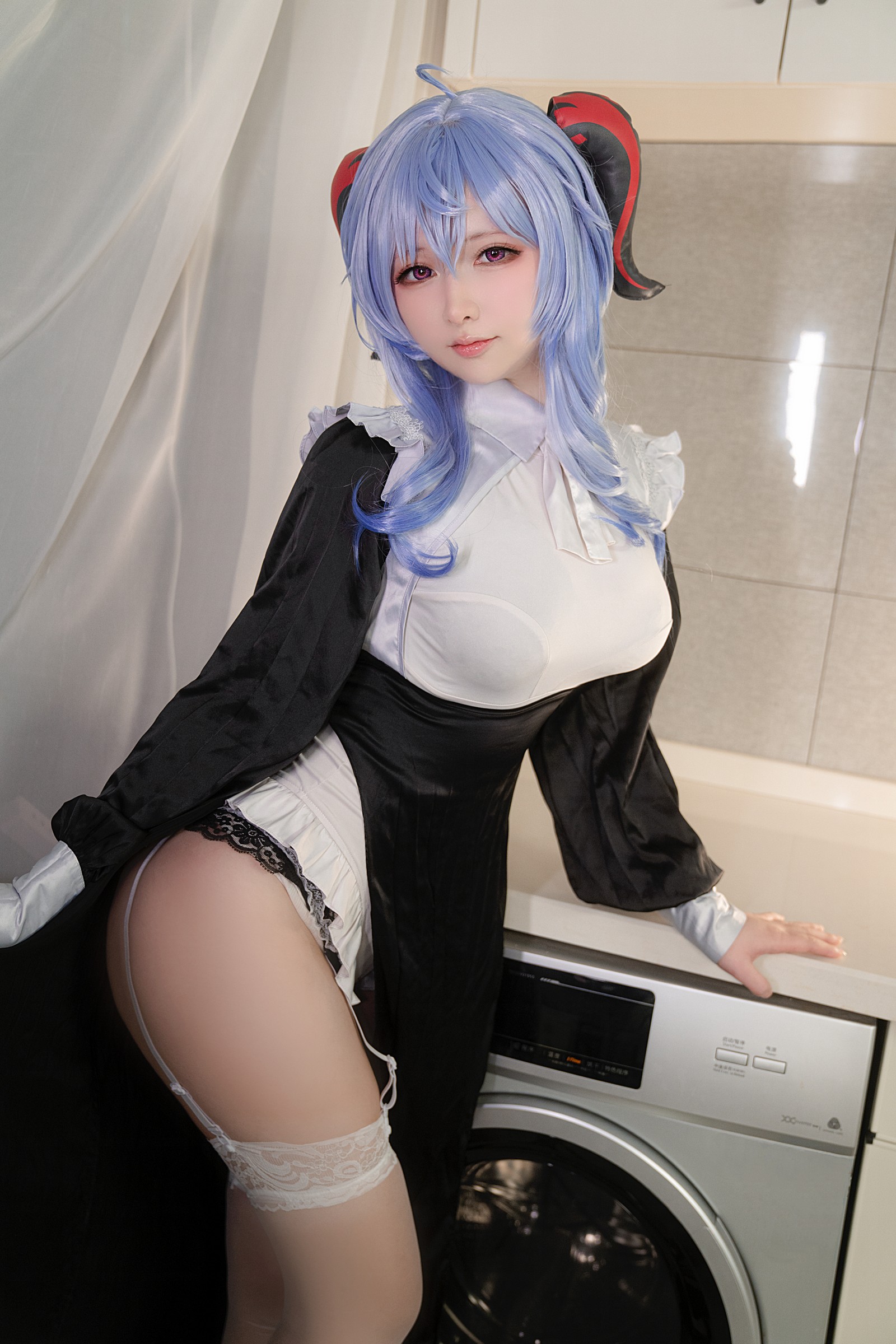 樱梨梨 甘雨 修女 Cosplay 写真集｜原神角色高清图集（26P｜100MB）插图1