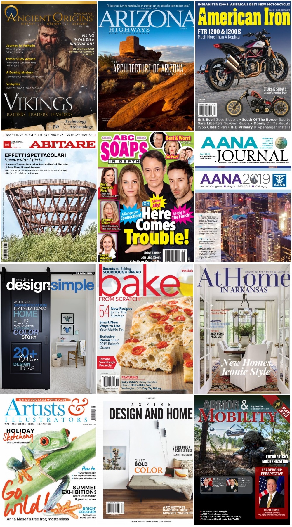 50 Assorted Magazines - June 27 2019