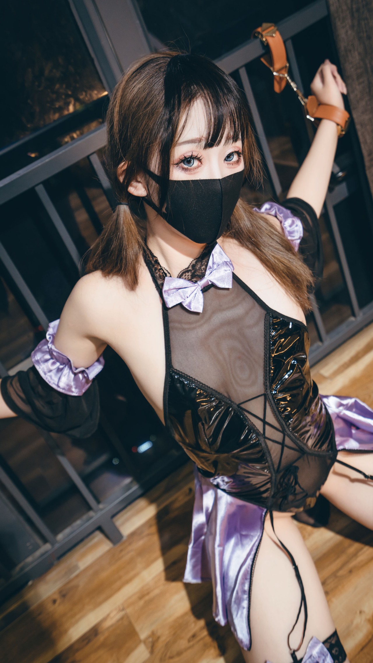 茶籽ccz COS《叛逆の魅魔》写真，隐若现的身体曲线插图8