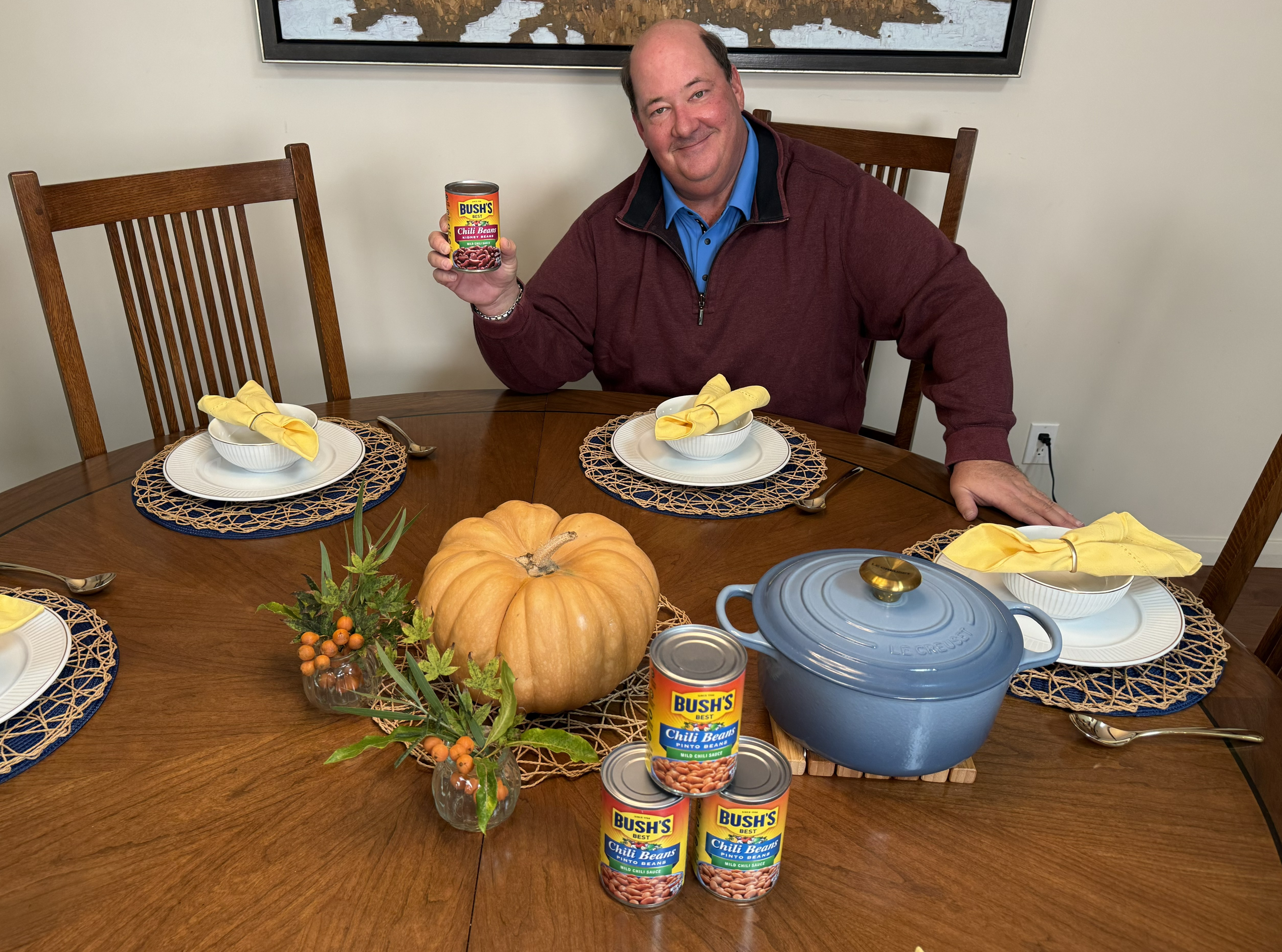 Brian Baumgartner at Table