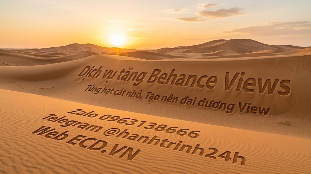 tăng behance views thật tăng tương tác