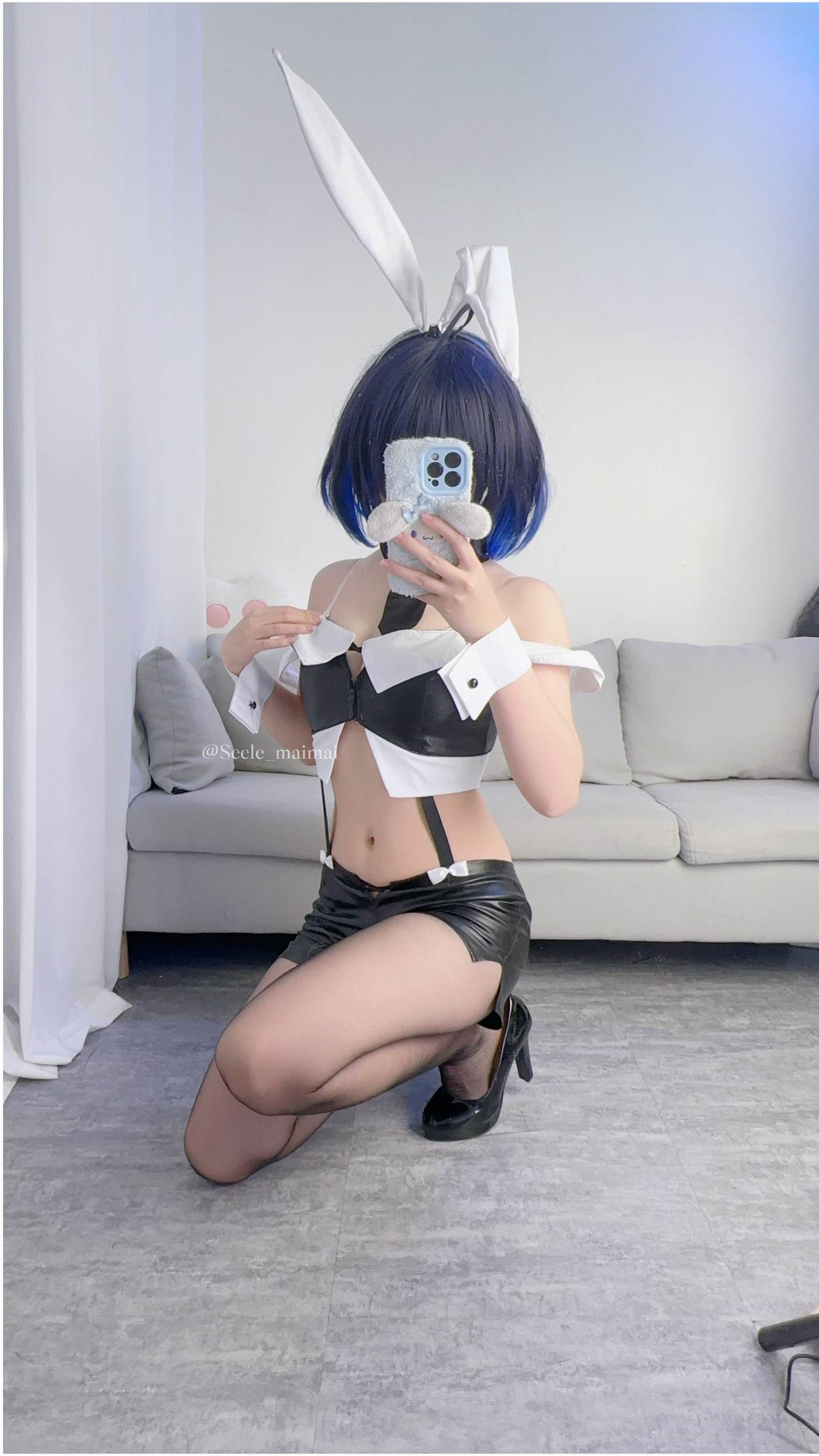 Seele麦麦兔女郎希儿 Cosplay 写真集｜崩坏3高质量高清图包（83P-147.3M）插图6