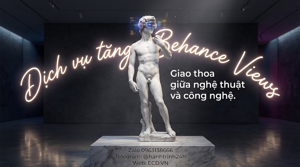 dịch vụ tăng behance views chất lượng adobe behance