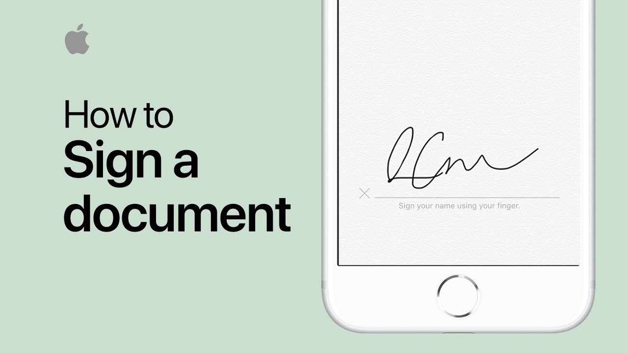 iPhone: Firma así documentos sin tener que descargar ninguna app