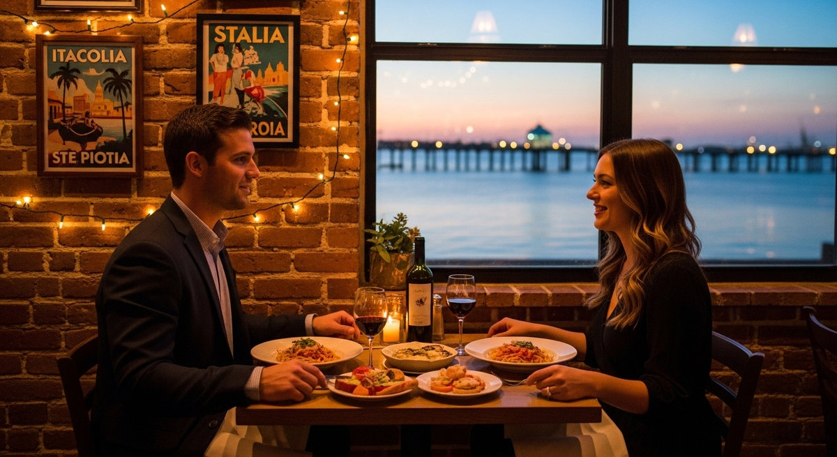 Романтический ужин с видом на город