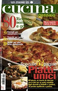 Un mese in cucina. Piatti unici - Gennaio 2012