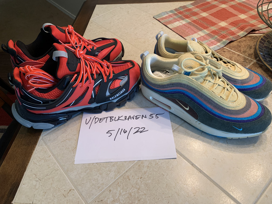 FS] (USA) (DFW) balenciaga track 1 46/12US + Air Max 1/97 12US 125 shipped  each : r/RepFashionBST