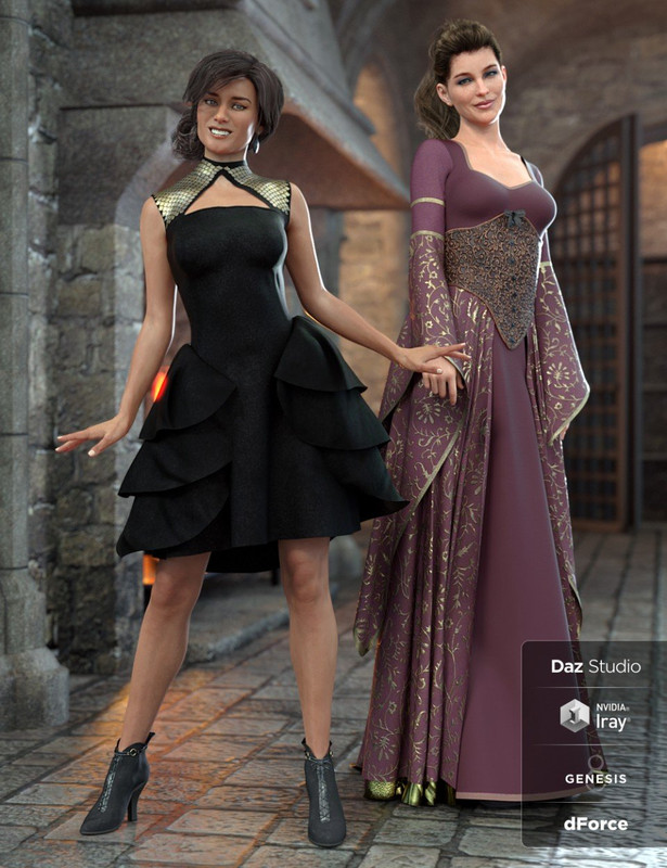 universal dress fyre 01 daz3d