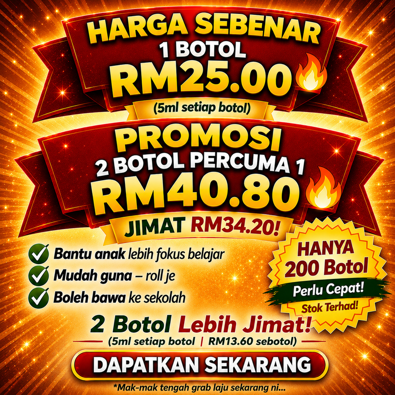 Pakej 2 botol percuma 1 FOKID