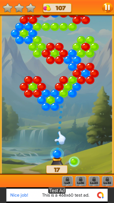 Bubble Shooter Wild - Bubble Shooter Game Android Studio Project with AdMob Ads + Ready to Publish