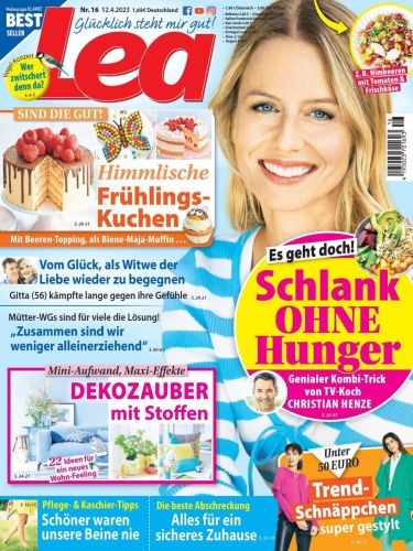 Cover: Lea Frauenmagazin No 16 vom 12  April 2023