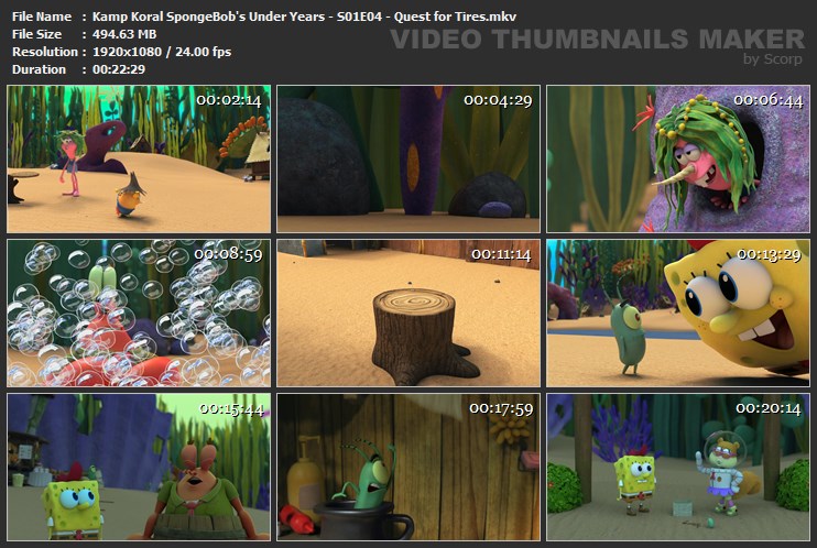 Kamp Koral SpongeBob's Under Years - S01E04 - Quest for Tires.mkv