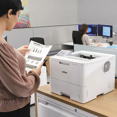 Painel touchscreen da Impressora Brother HL-L6412DW