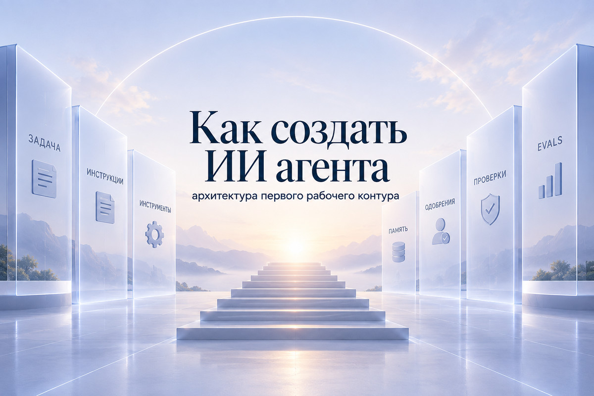 Как создать ИИ-агента: архитектура первого рабочего контура
